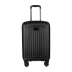 Trolley de ABS com bolso interior para portátil e cadeado numérico cor preto quinta vista
