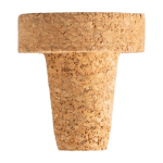 Tampa simples feita de cortiça 100% para garrafas de vinho cor castanho terceira vista