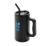Caneca térmica elegante de aço inoxidável reciclado 800ml vista principal