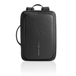 Mochila antirroubo de RPET que se converte em mala para portátil 16” cor preto terceira vista