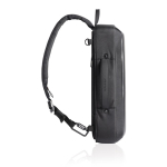 Mochila antirroubo de RPET que se converte em mala para portátil 16” cor preto quarta vista