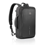 Mochila antirroubo de RPET que se converte em mala para portátil 16” vista com logo