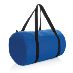 Saco desportivo dobrável de RPET com bolsinha para guardá-lo cor azul real