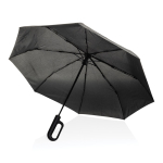 Guarda-chuva de RPET resistente ao vento com cabo com clip Ø97 cor preto