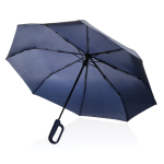 Guarda-chuva de RPET resistente ao vento com cabo com clip Ø97 cor azul-marinho