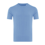 T-shirt unissexo de algodão 100% regular fit 180 g/m2 Iqoniq cor azul desbotado