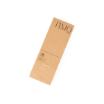 Caneta de alumínio reciclado com mecanismo de rotação e tinta azul cor castanho