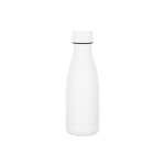 Garrafa térmica de aço inoxidável 93% reciclado antigota 400ml cor branco
