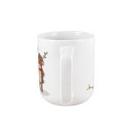 Chávena de cerâmica com imagem de Natal e capacidade até 330ml cor branco terceira vista