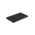 Powerbank magnética dobrável de ABS 3 em 1 cor preto