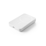 Powerbank magnética de ABS para fixar no telemóvel 5.000 mAh cor branco