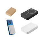 Powerbank de ABS ideal para fixar atrás do telemóvel 10.000 mAh varias cores