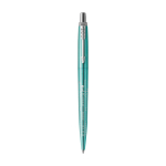 Caneta de metal Parker Jotter SE Global Icons tinta azul cor turquesa