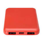 Bateria externa de plástico reciclado fina e elegante 5.000 mAh segunda vista