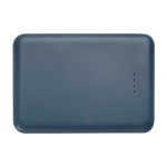 Bateria externa de plástico reciclado fina e elegante 5.000 mAh terceira vista frontal