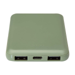 Bateria externa de plástico reciclado fina e elegante 5.000 mAh segunda vista