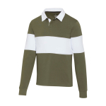 Polo unissexo de algodão orgânico estilo rugby 280 g/m2 Elevate NXT