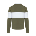 Polo unissexo de algodão orgânico estilo rugby 280 g/m2 Elevate NXT segunda vista traseira