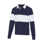 Polo unissexo de algodão orgânico estilo rugby 280 g/m2 Elevate NXT