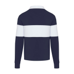 Polo unissexo de algodão orgânico estilo rugby 280 g/m2 Elevate NXT segunda vista traseira