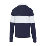 Polo unissexo de algodão orgânico estilo rugby 280 g/m2 Elevate NXT terceira vista traseira