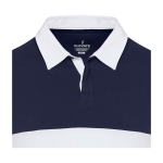 Polo unissexo de algodão orgânico estilo rugby 280 g/m2 Elevate NXT vista detalhe 1