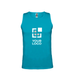 T-shirt desportiva infantil, etiqueta amovível 140 g/m2 Roly vista principal