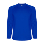 T-shirt técnica desportiva infantil manga comprida 150 g/m2 Roly cor azul