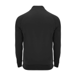 Camisola infantil manga comprida fecho curto 200 g/m2 Roly cor preto segunda vista traseira