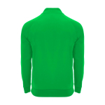 Camisola infantil manga comprida fecho curto 200 g/m2 Roly cor verde segunda vista traseira