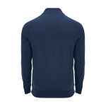 Camisola infantil manga comprida fecho curto 200 g/m2 Roly cor azul-marinho segunda vista traseira
