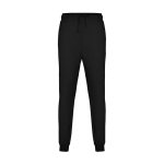 Calças desportivas infantis, algodão/poliéster 280 g/m2 Roly cor preto