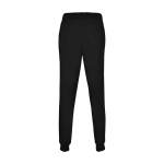 Calças desportivas infantis, algodão/poliéster 280 g/m2 Roly cor preto segunda vista traseira