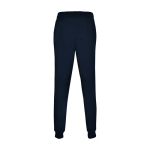 Calças desportivas infantis, algodão/poliéster 280 g/m2 Roly cor azul-marinho segunda vista traseira