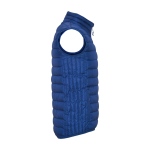 Colete térmico infantil de poliéster de peso leve 290 g/m2 Roly cor azul elétrico segunda vista com lateral