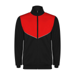 Fato de treino infantil, poliéster, cor a condizer 225 g/m2 Roly cor vermelho