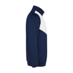 Fato de treino infantil, poliéster, cor a condizer 225 g/m2 Roly cor branco segunda vista com lateral