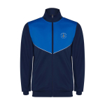 Fato de treino infantil, poliéster, cor a condizer 225 g/m2 Roly cor azul real vista impressão serigrafia