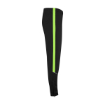 Fato de treino infantil, poliéster, cor a condizer 225 g/m2 Roly cor verde-lima quarta vista lateral 