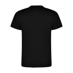 T-shirt infantil, manga curta, algodão de malha 165 g/m2 Roly cor preto segunda vista traseira