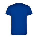 T-shirt infantil, manga curta, algodão de malha 165 g/m2 Roly cor azul segunda vista traseira
