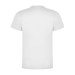 T-shirt infantil, manga curta, algodão de malha 165 g/m2 Roly cor branco segunda vista traseira