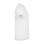 T-shirt infantil, manga curta, algodão de malha 165 g/m2 Roly cor branco segunda vista com lateral