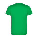 T-shirt infantil, manga curta, algodão de malha 165 g/m2 Roly cor verde segunda vista traseira