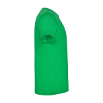 T-shirt infantil, manga curta, algodão de malha 165 g/m2 Roly cor verde segunda vista com lateral