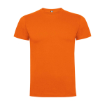 T-shirt infantil, manga curta, algodão de malha 165 g/m2 Roly cor cor-de-laranja