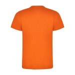 T-shirt infantil, manga curta, algodão de malha 165 g/m2 Roly cor cor-de-laranja segunda vista traseira