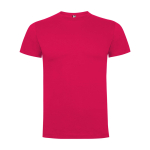 T-shirt infantil, manga curta, algodão de malha 165 g/m2 Roly cor fúcsia