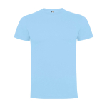 T-shirt infantil, manga curta, algodão de malha 165 g/m2 Roly cor azul-claro