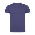 T-shirt infantil, manga curta, algodão de malha 165 g/m2 Roly cor azul ganga
